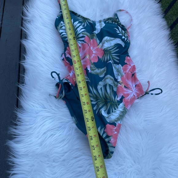 Kona Sol - Side Tie - Floral One Piece - medium - Picture 8 of 10